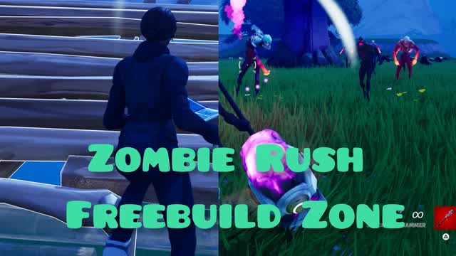 ZOMBIE RUSH FREEBUILD ZONE
