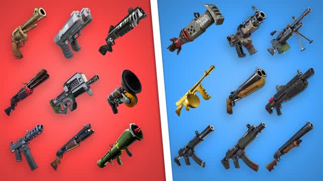 RED VS BLUE [ALL WEAPONS]