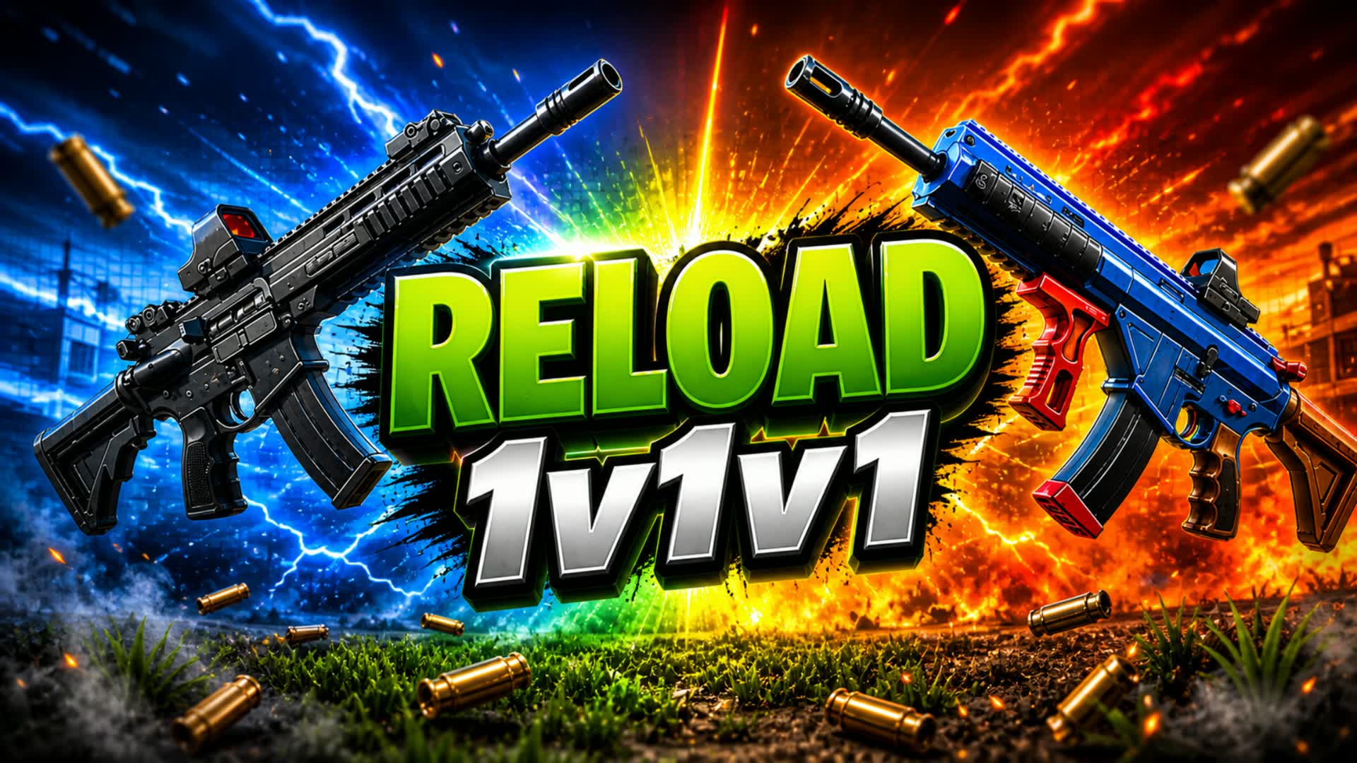 ブロと一緒にリロード1v1v1v1