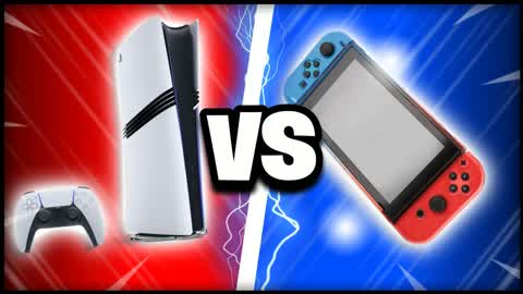 CONSOLE VS SWITCH RED VS BLUE🔴🔵rzcreat
