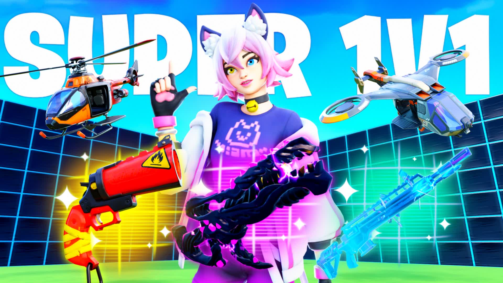 SUPER 1V1 ALL GUNS ＆ VEHICLS