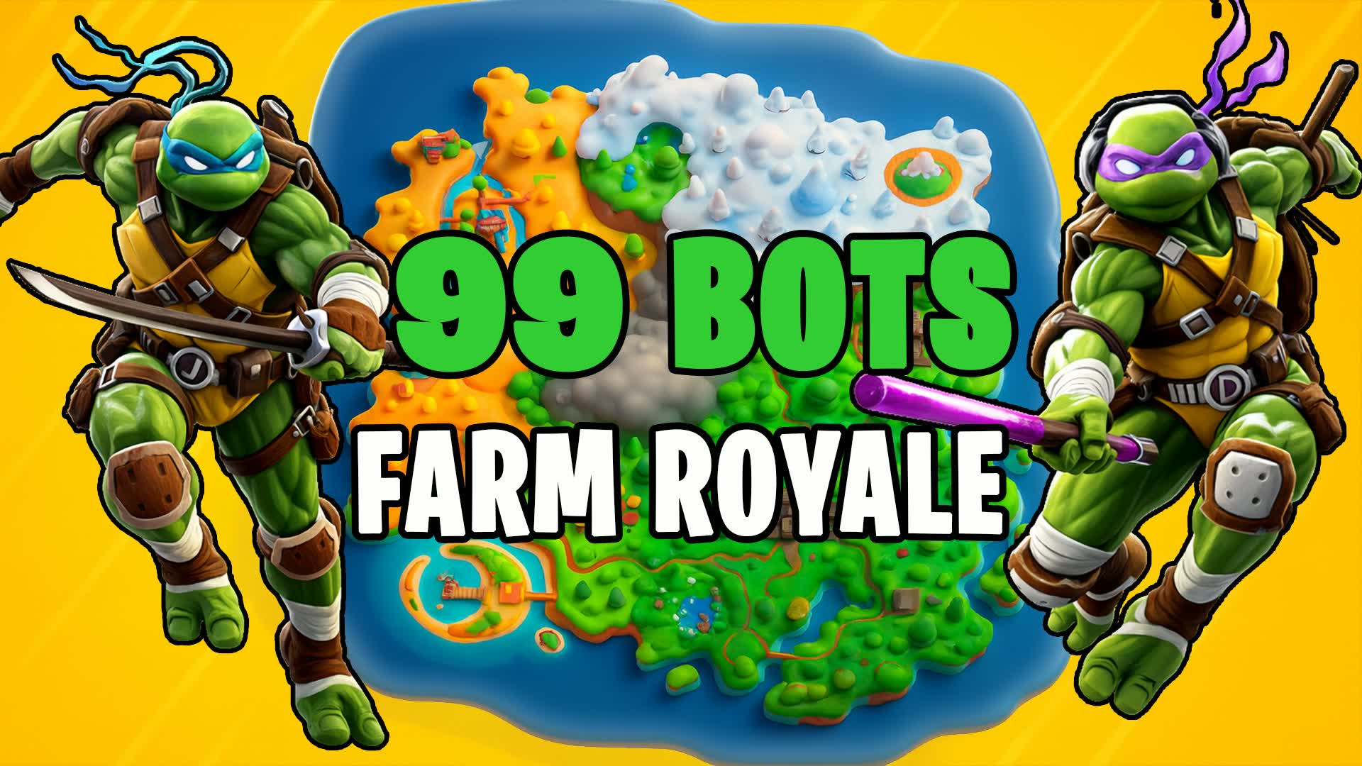 SUPER ⭐ TMNT ⭐ALL GUNS - FREE FOR ALL !