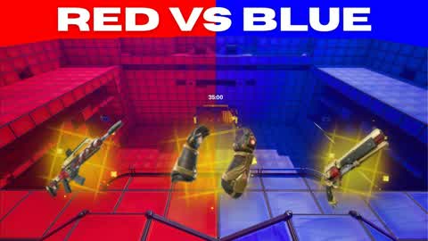🔴 RED VS BLUE 🔵 — 100% CHAOS