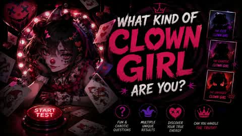WHAT KIND OF CLOWN GIRL ARE YOU? 🤡|QUIZ