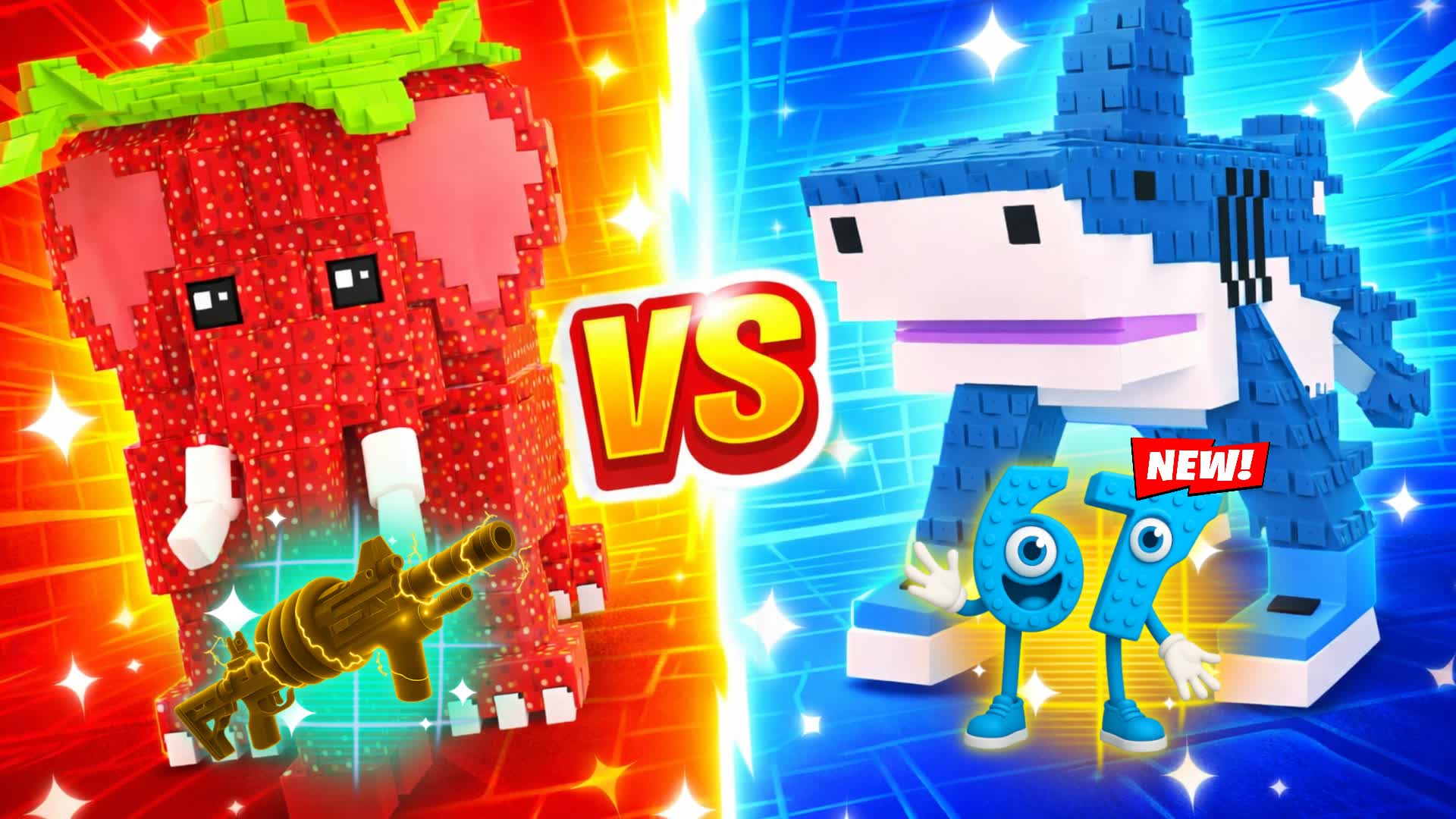 🔴HYPER RED VS BLUE [BRAINROT]🔵