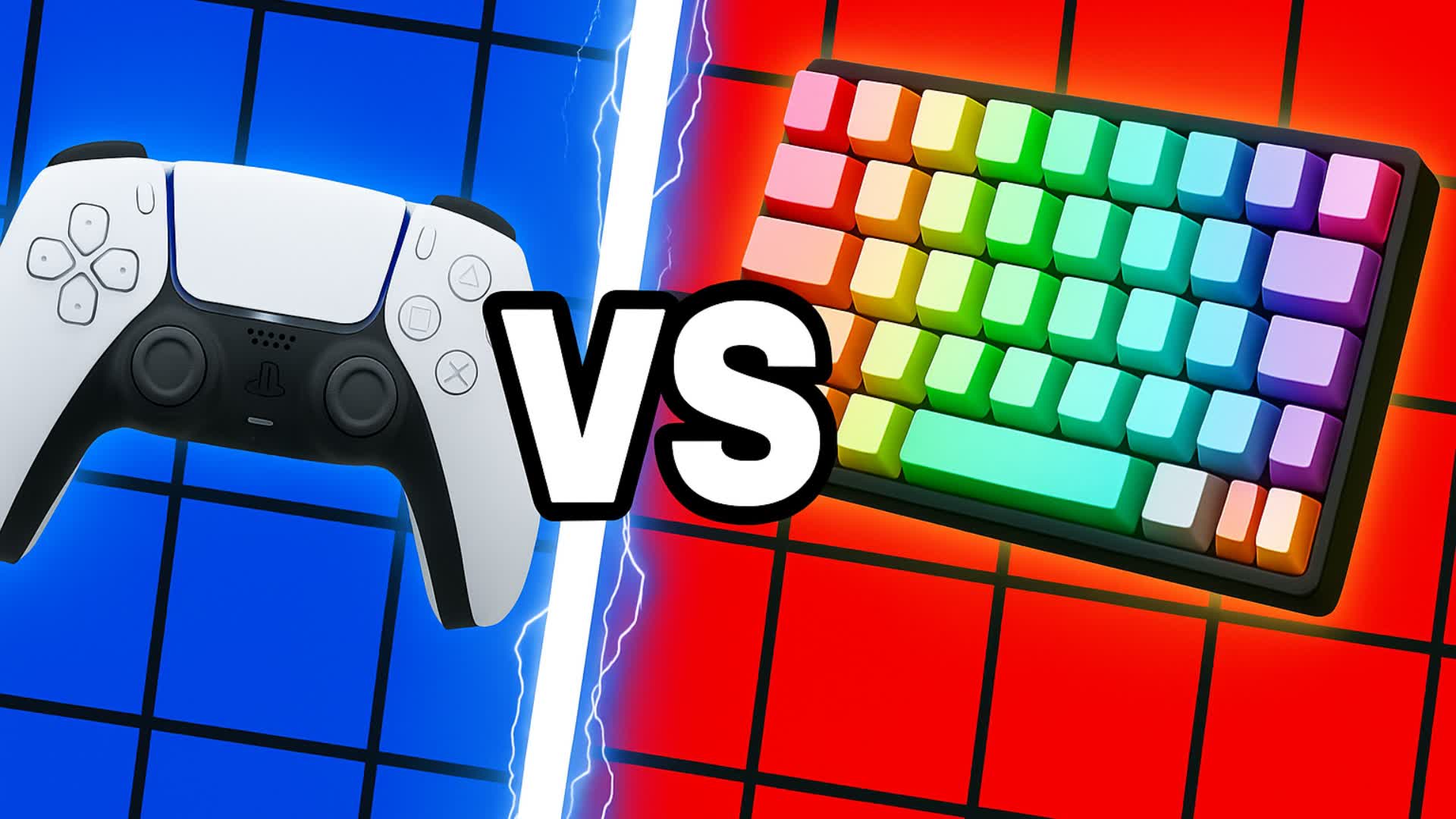 SUPER COTROLLER VS KEYBOARD🔴 🔵