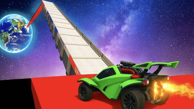 RAMP TO SPACE CAR PARKOUR