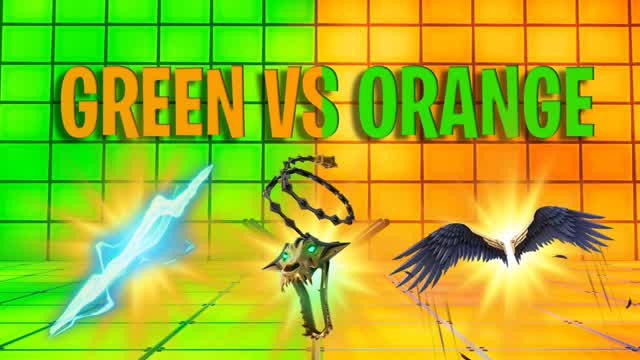 🍏GREEN VS ORANGE🍊