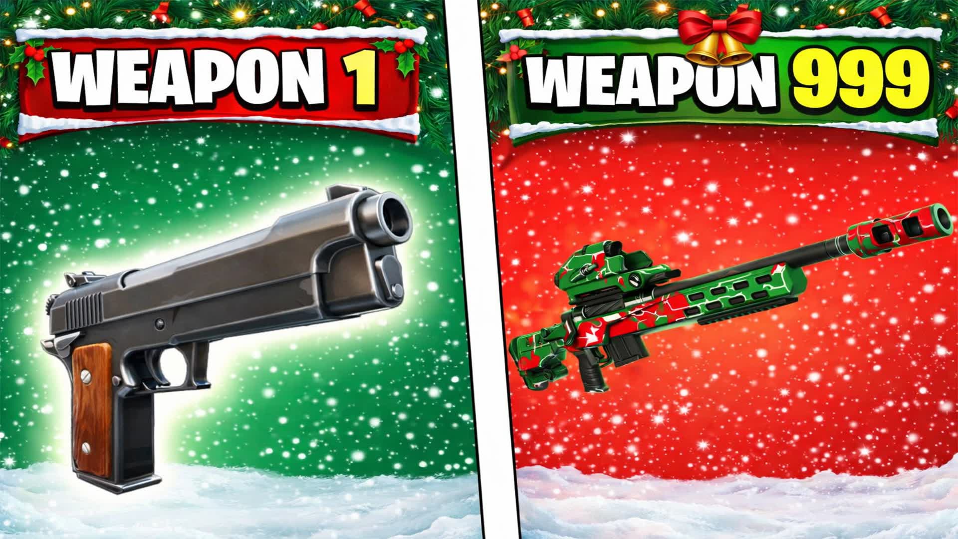 Gun Game Christmas Map 🔫 One Shot