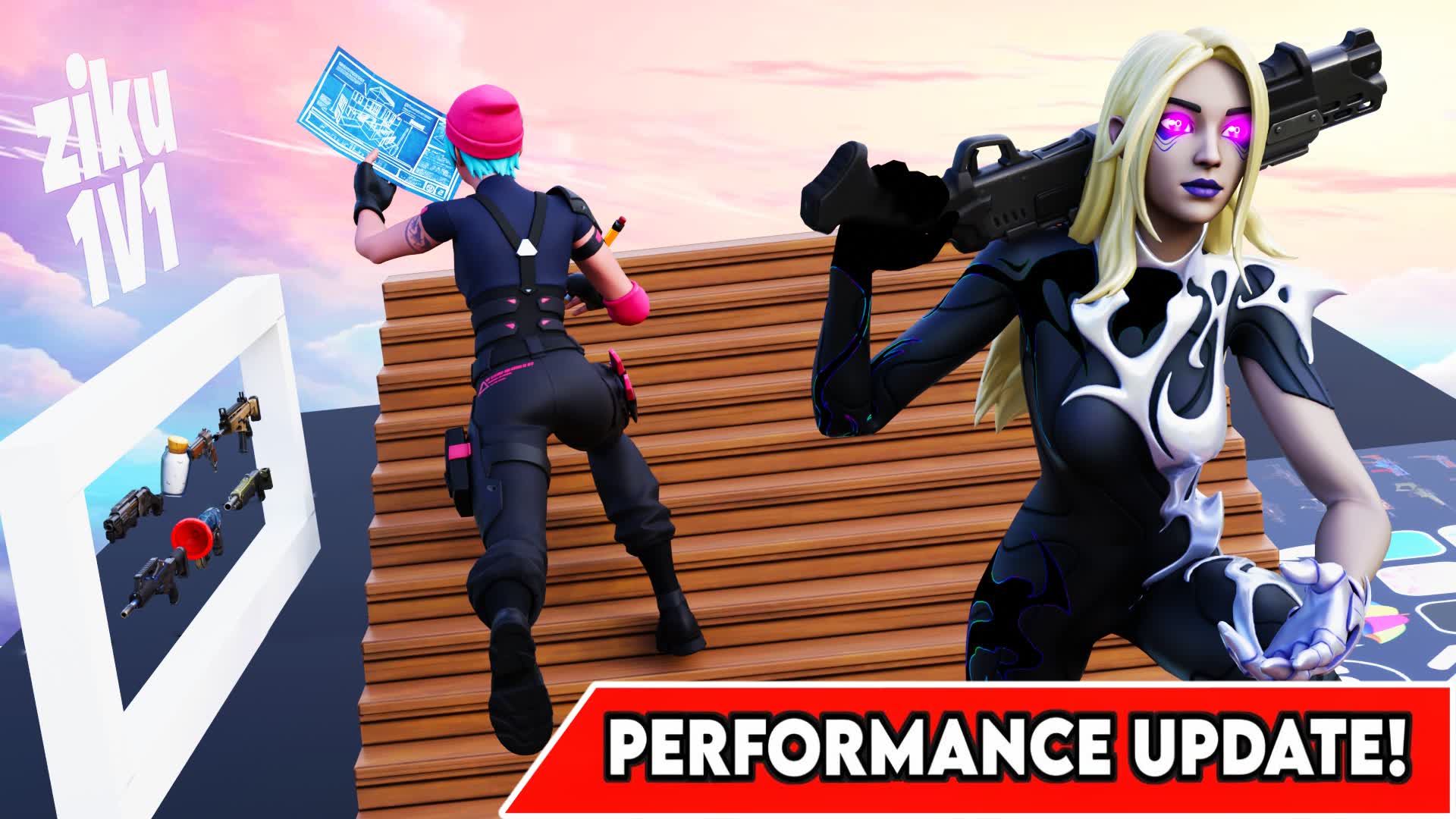 Ziku 1v1 Build Fights