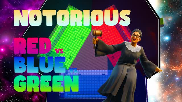NOTORIOUS RED VS BLUE VS GREEN