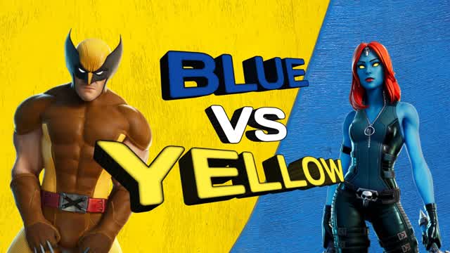 Blue VS Yellow