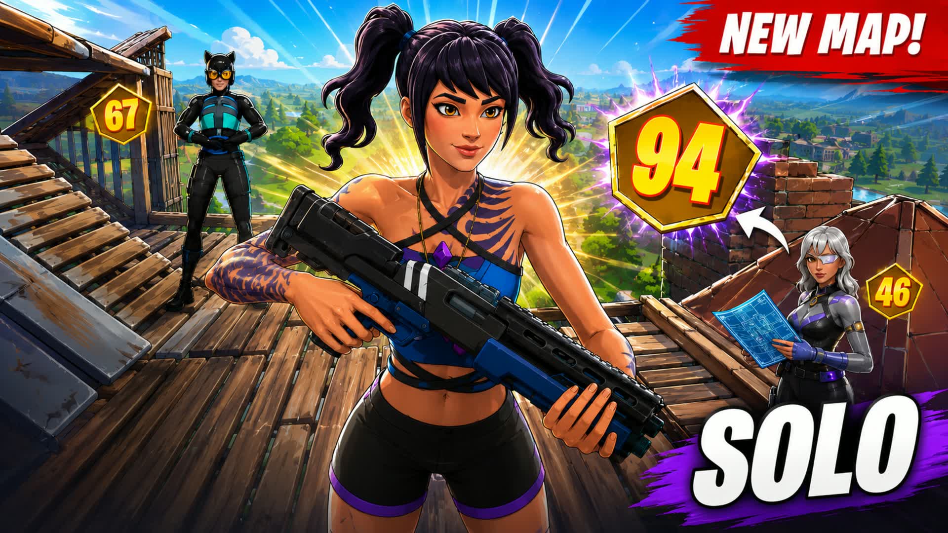 SOLO CUP ENDGAME ZONE WARS 🏆[LATE GAME]
