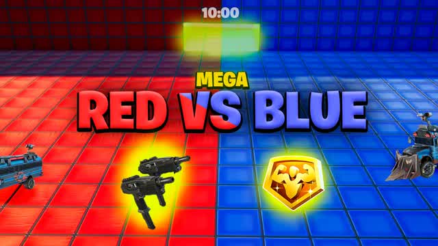 MEGA RED VS BLUE 🔴🔵