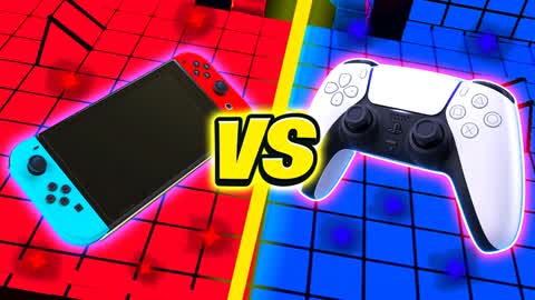 CRAZY SWITCH VS PS (FUN RED VS BLUE)🔴🔵