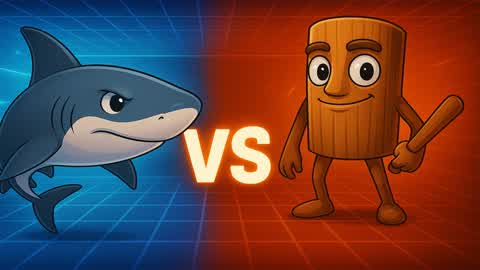 TUNG VS TRALALERO CRAZY RED VS BLUE 🔴🔵