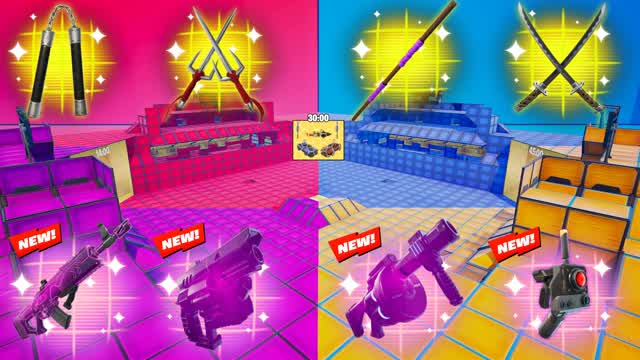 🌇TMNT RED VS BLUE VS PURPLE VS ORANGE