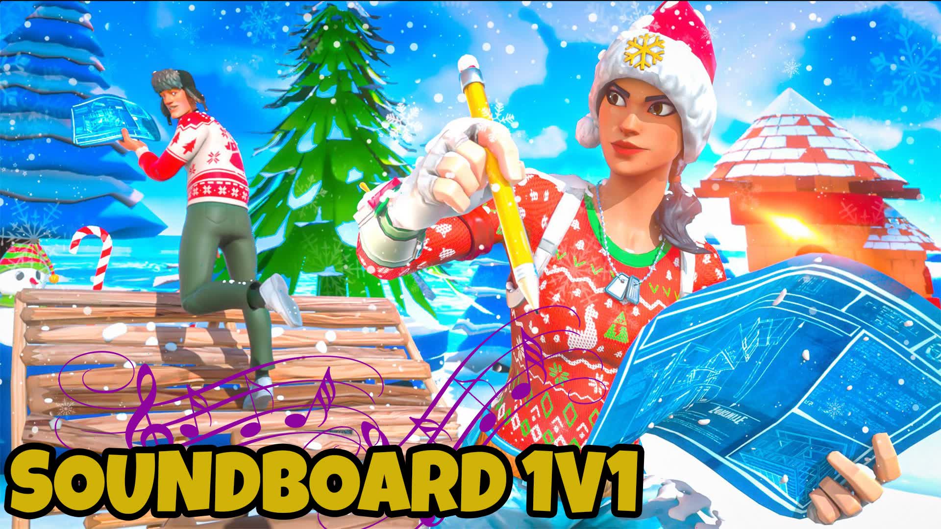 🎅Christmas 1V1 Build Fights🎵 OMKO