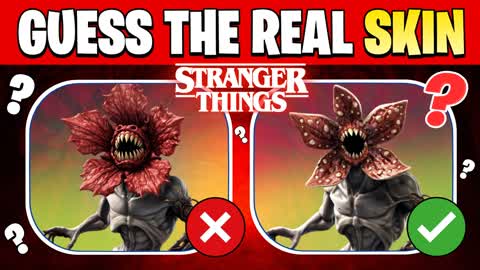 STRANGER THINGS - GUESS THE SKIN 🔎