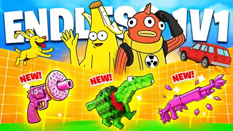 ENDLESS 1V1 FFA - ALL GUNS & RIDES