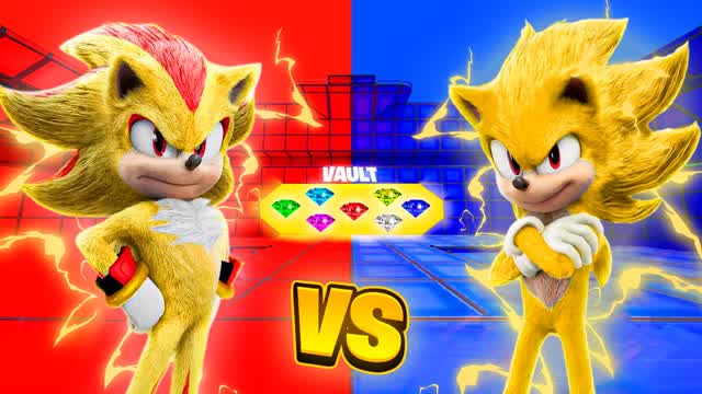SUPER SHADOW VS SONIC🔴🔵 [SUPER POWERS]