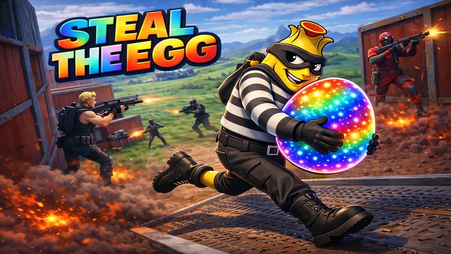スティール・ザ・エッグ 🥚 — 盗んで、走って、勝て！