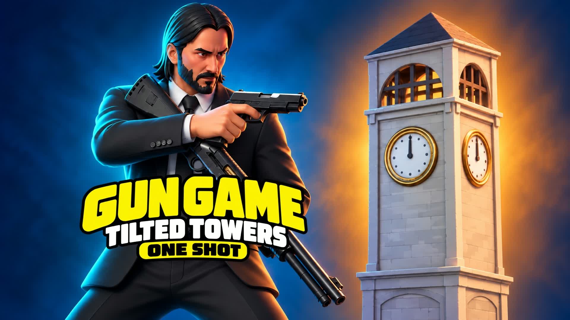 GUN GAME TILTED TOWERS ONE SHOT