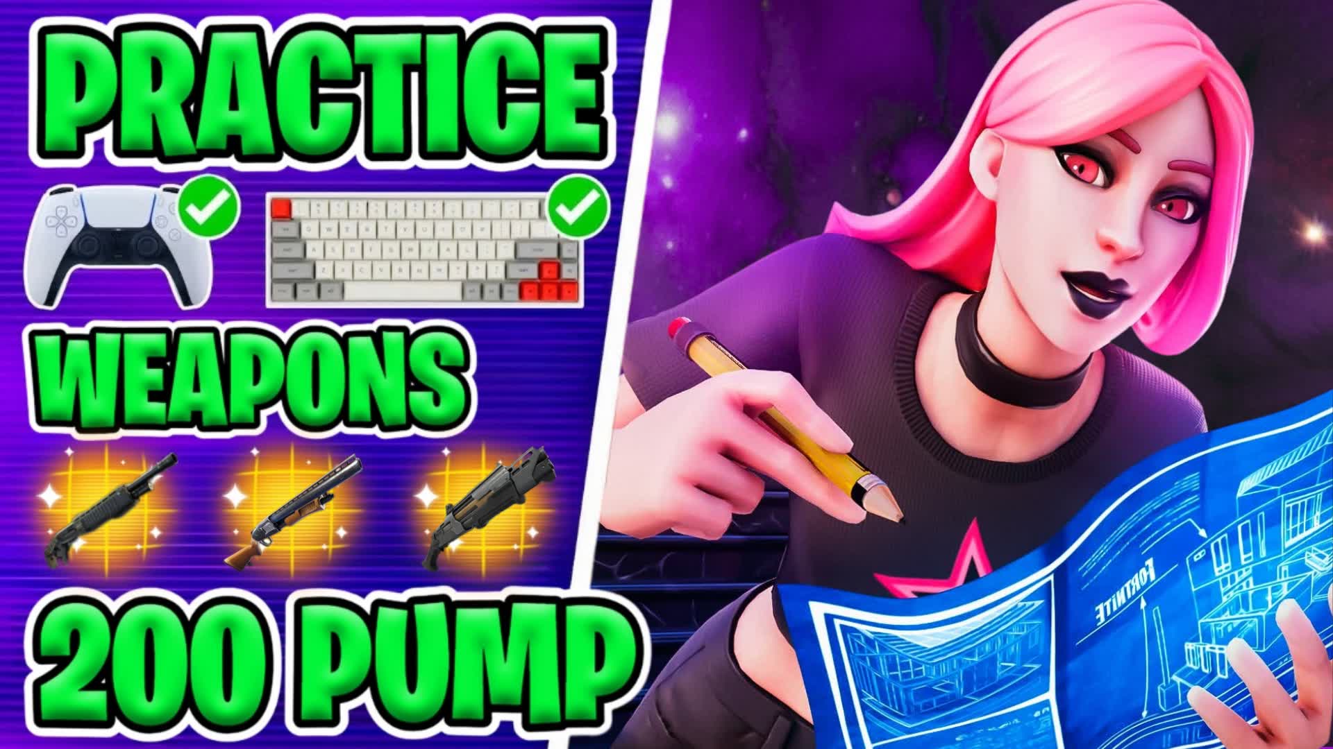 PRACTICE 1V1 BUILD FIGHT (200 PUMP)