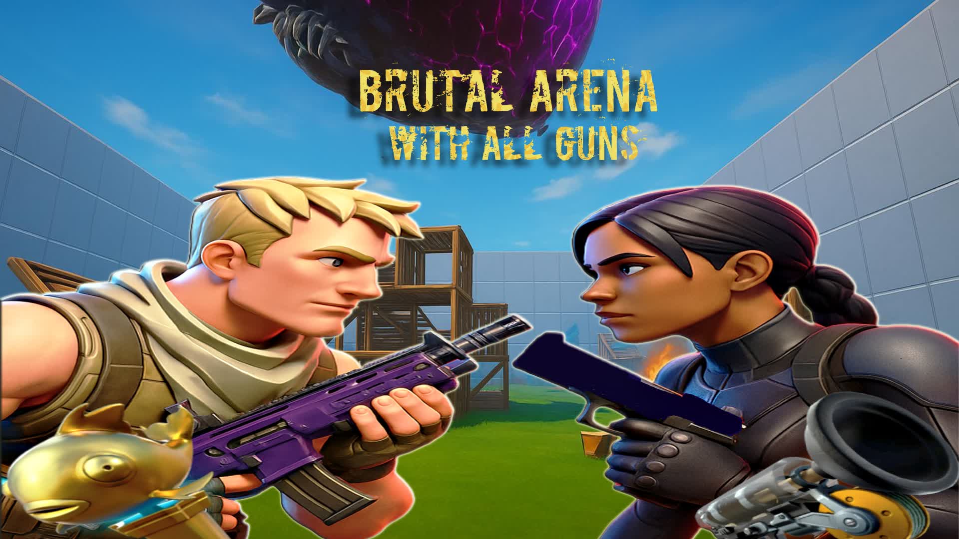 Brutal Arena With All Guns