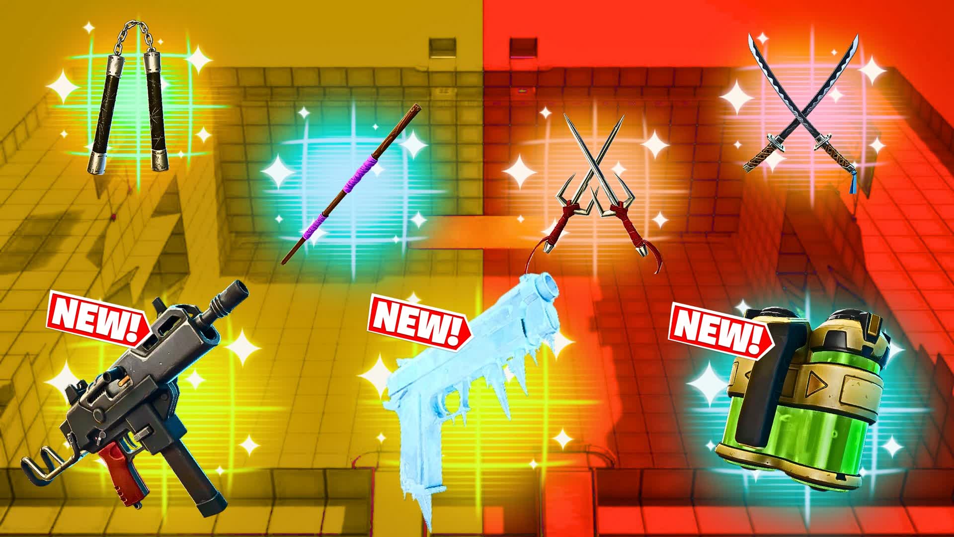 TMNT RED VS YELLOW🔴🟡