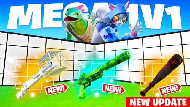 MEGA 1V1 FFA - ALL GUNS & CARS