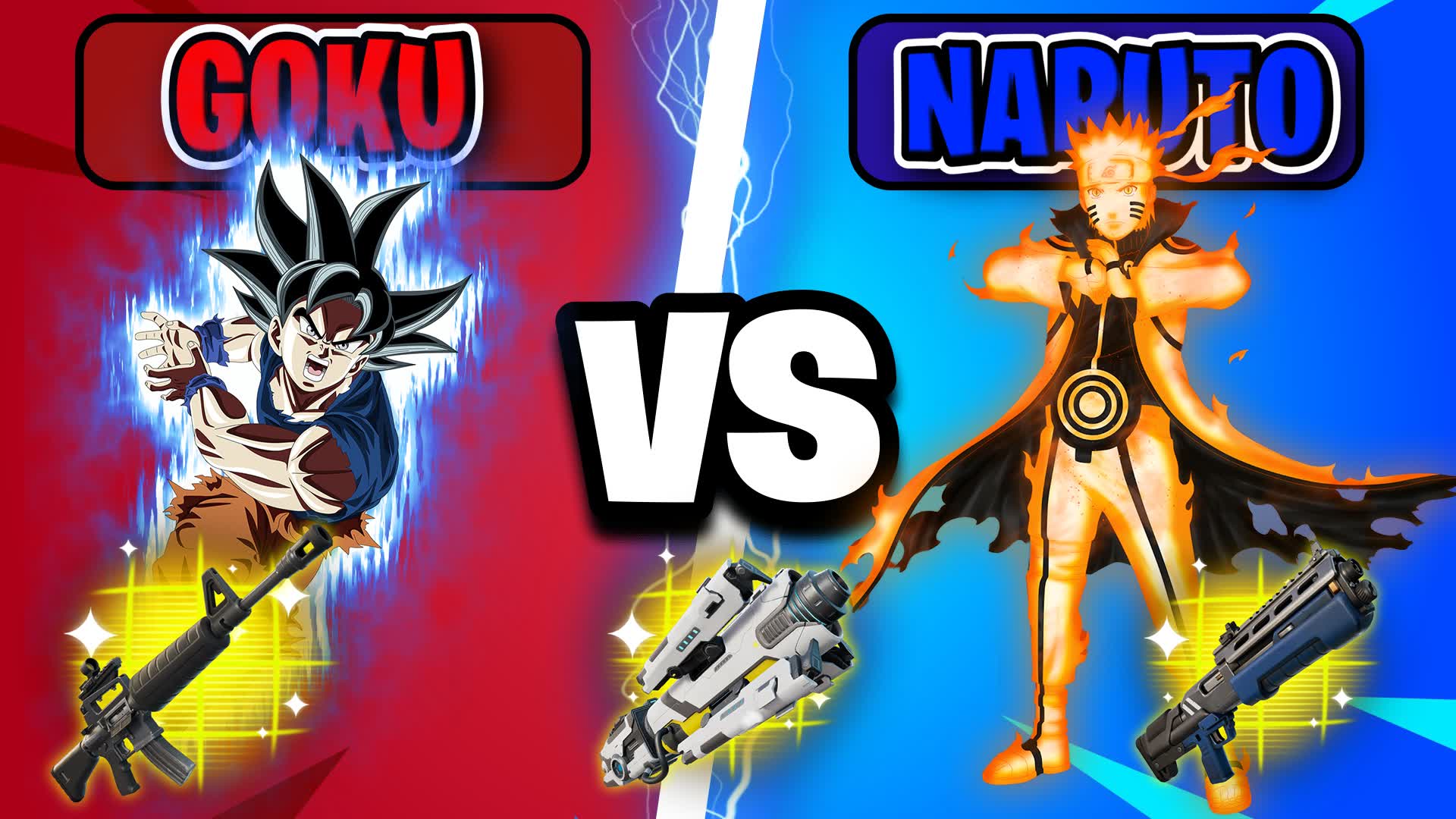 🔵🔴Kpop Naruto VS Goku Red Vs Blue🔵🔴