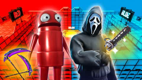 CRAZY KPOP RED VS BLUE C4🔴🔵HUNT3RS