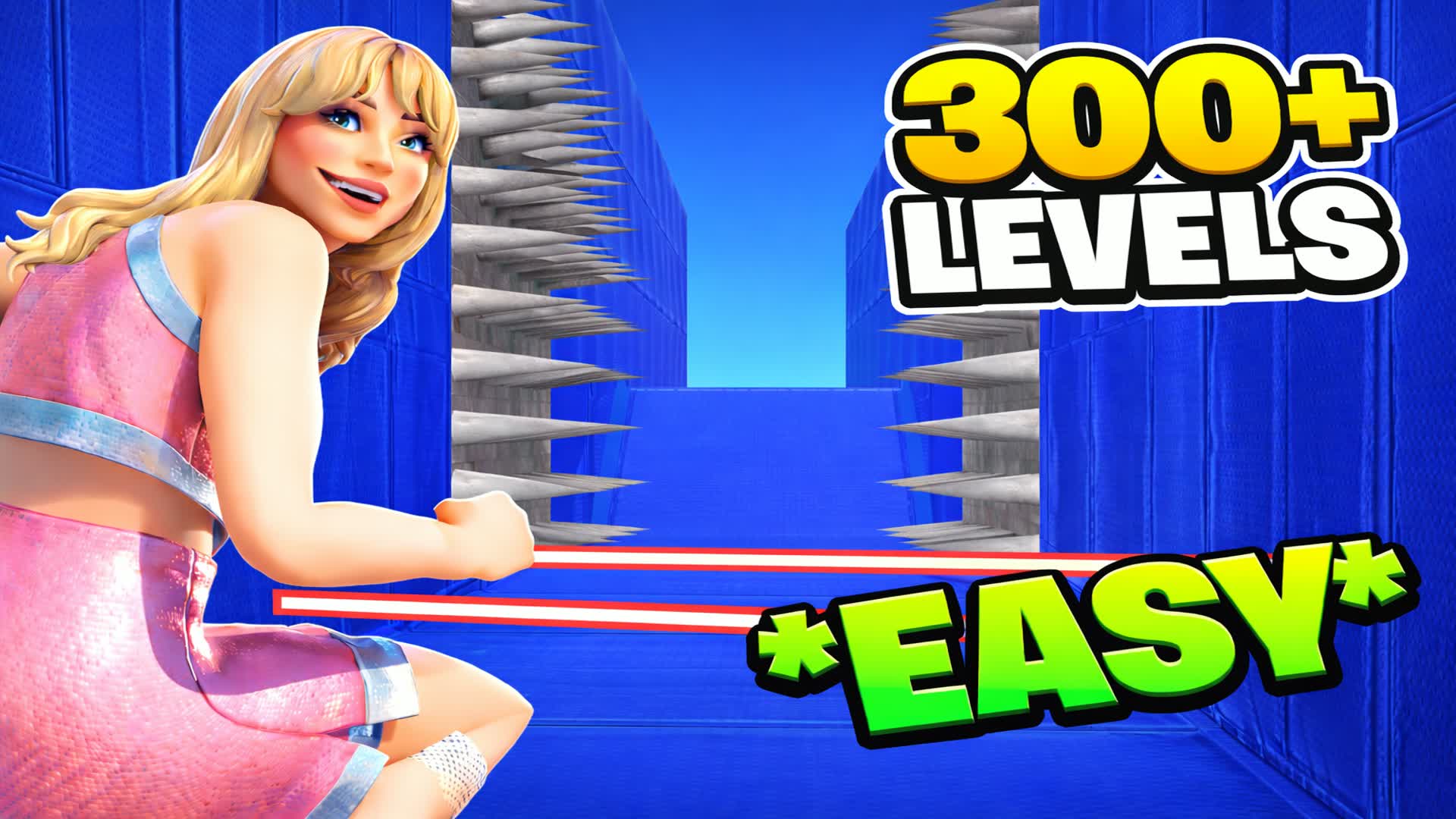 EASY PARKOUR 300 + LEVLS FASHION SHOW🎭