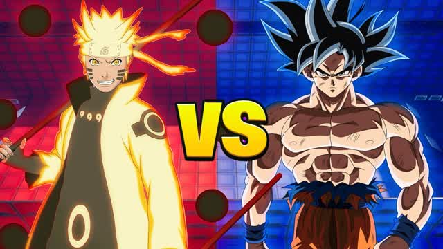 GOKU 🔵🔥 VERSUS NARUTO 🔴🔥