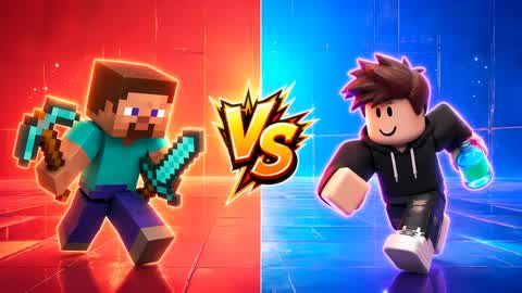 ROBLOX VS MINECRAFT 🔴🔵 [SHOOTER]