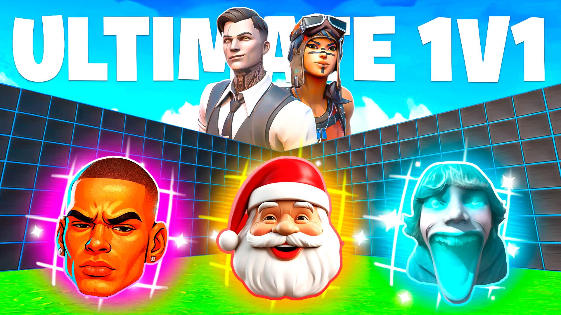 ULTIMATE 1V1 FFA - EVERY GUN AND RIDES