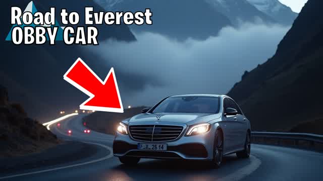 🛣️Road to Everest OBBY CAR⛰️