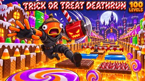 TRICK OR TREAT DEATHRUN 🍬 100 LEVELS