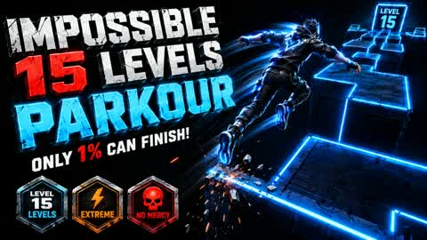 🟪 15 LEVELS IMPOSSIBLE PARKOUR 🟪