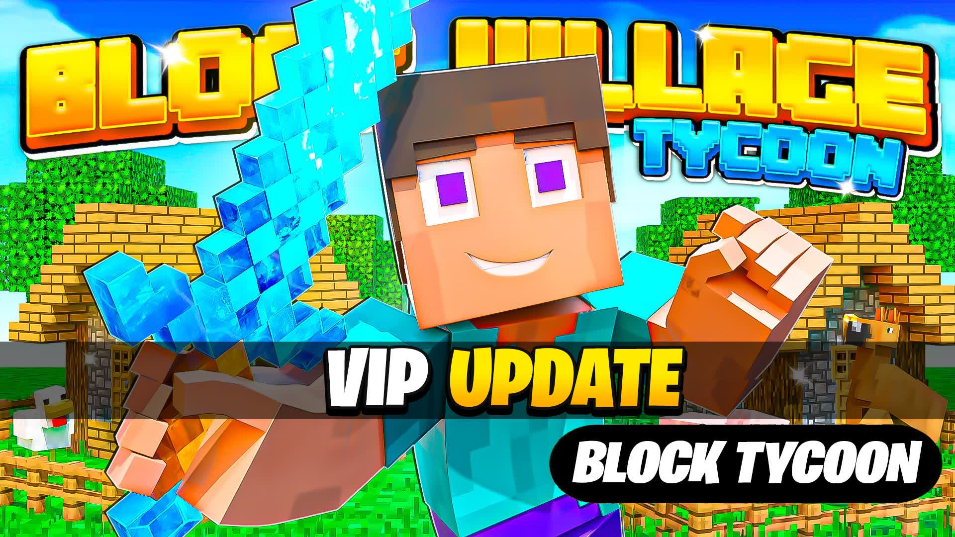 MINECRAFT BLOCK VILLAGE TYCOON 🏝️