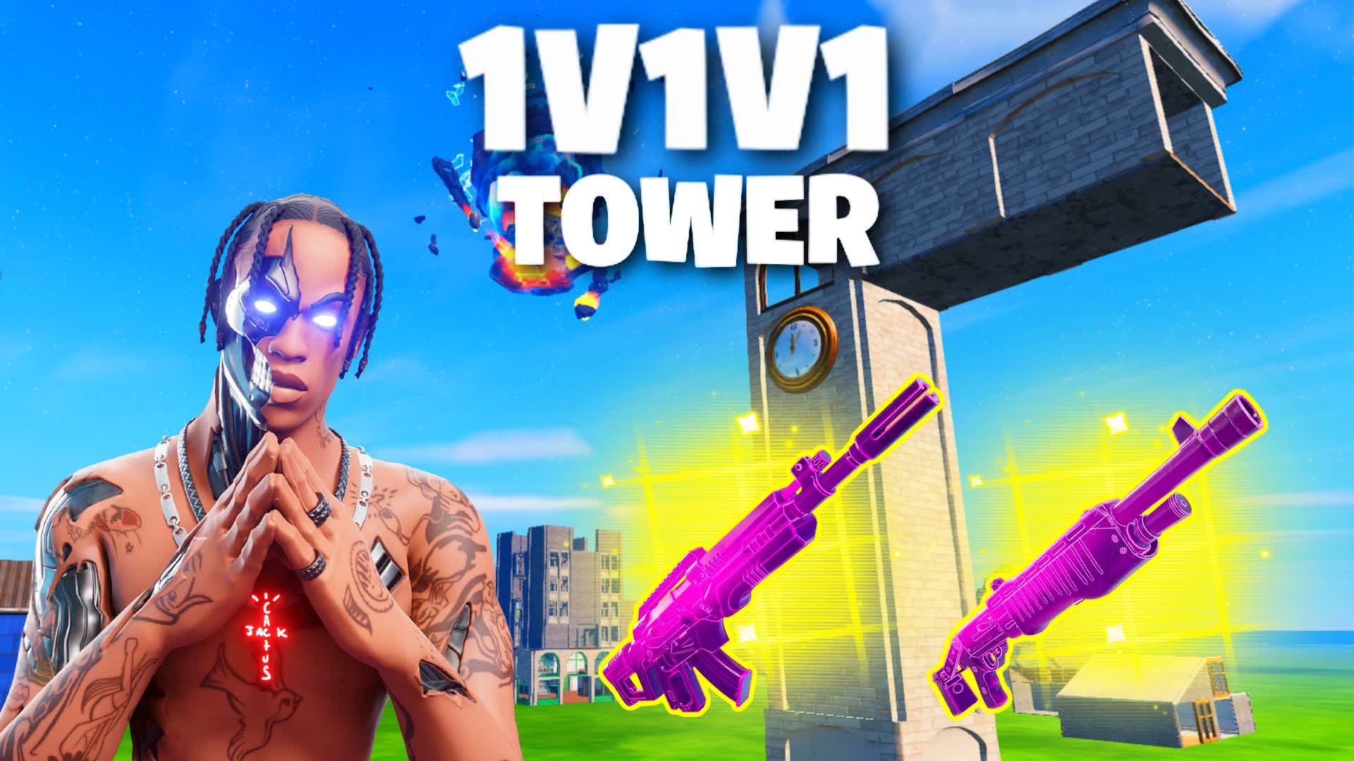 TOWER 1V1V1 - 1v1 LAST STORM🌀