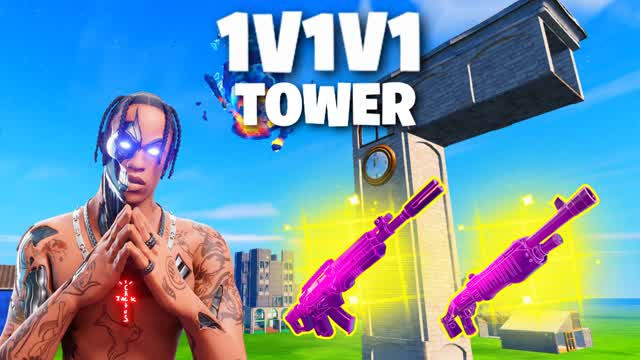 TOWER 1V1V1 - 1v1 LAST STORM🌀