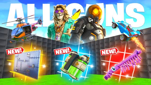 MEGA 1V1 ALL GUNS & VEHICLES