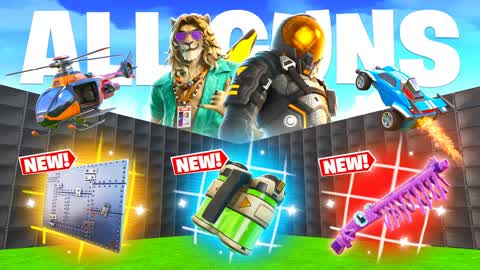 MEGA 1V1 ALL GUNS & VEHICLES