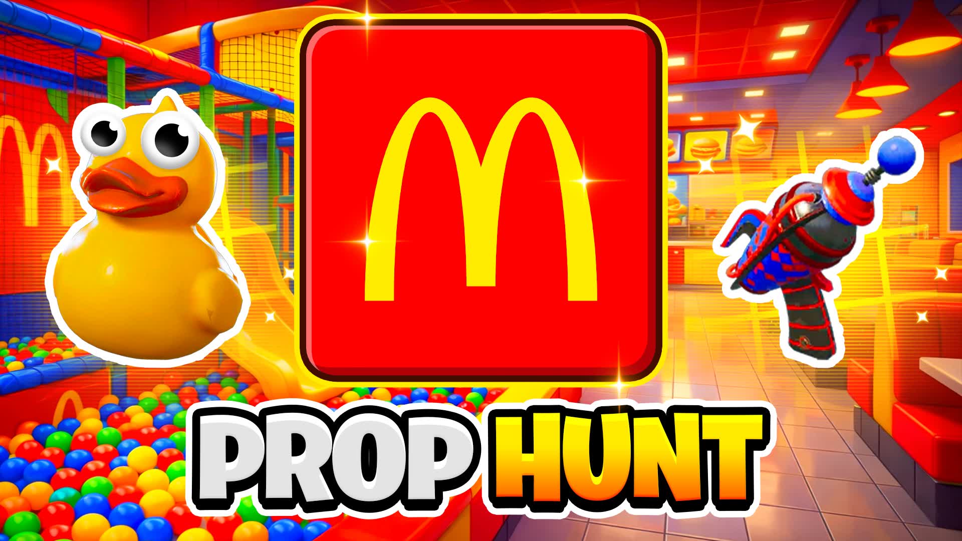 🍟MACCASO EL PAPASSO PROP HUNT👀 - fortnite