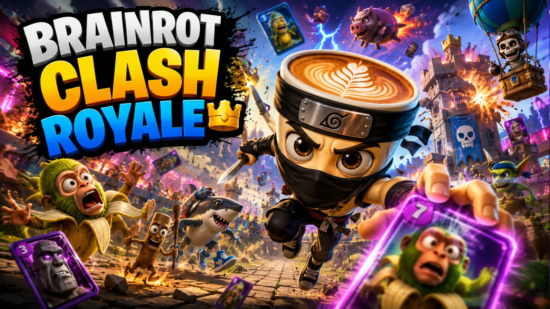 BRAINROT CLASH ROYALE