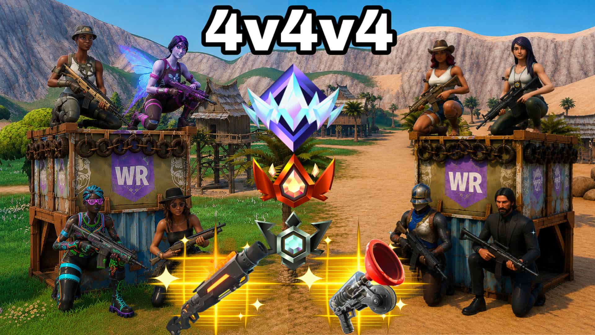 スピード 4V4V4 ゼロビルド 🏆