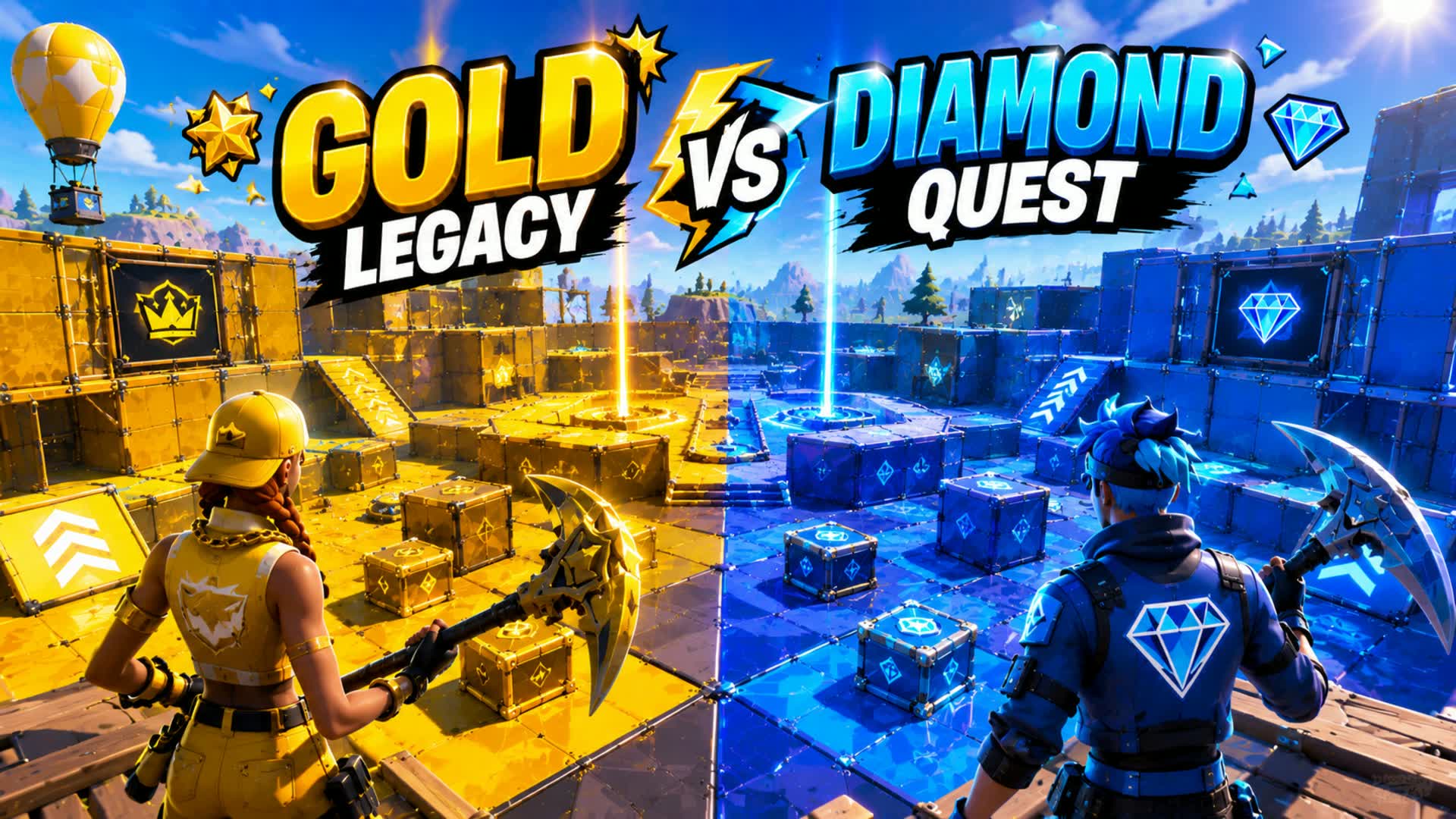 🌟 GOLD LEGACY VS DIAMOND QUEST 💎