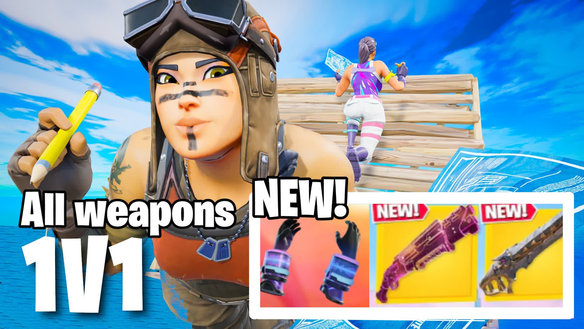 NEW WEAPONS 1V1 🔫💥
